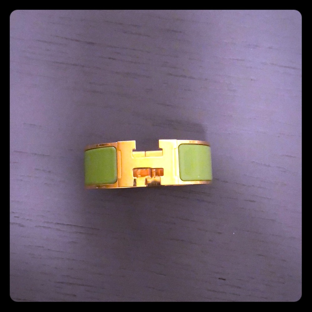 Hermès clic clac H bracelet. Barely worn.